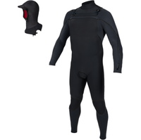 Hommes Mutant+ 4/3mm Chest Zip &agrave; Capuche Combinaison N&eacute;opr&egrave;ne